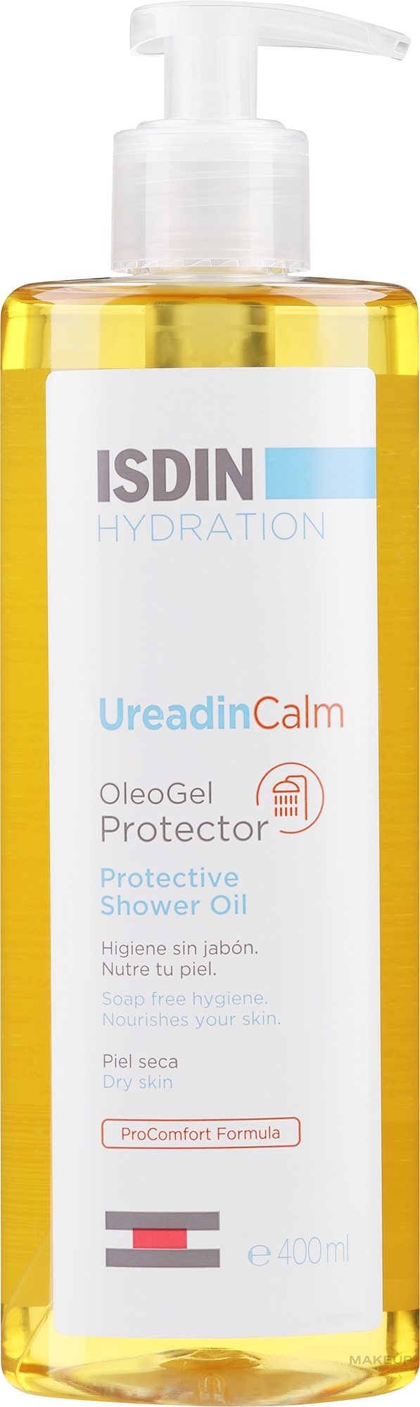 PRZECENA! Olejek pod prysznic - Isdin Ureadin Calm Protective Shower Oil * — Zdjęcie 400 ml