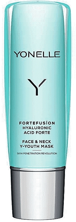 PRZECENA! Ujędrniająca maska rozjaśniająca ​​do twarzy i szyi - Yonelle Fortefusion Hyaluronic Acid Forte Face & Neck Y-Youth Mask * — Zdjęcie N1