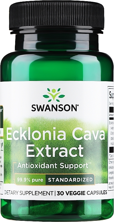 Suplement diety Eclonia kawa, 53mg - Swanson Ecklonia Cava Extract — Zdjęcie N1