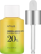 Rozświetlające serum do twarzy - Anua Green Lemon Vita C Blemish Serum — Zdjęcie N2