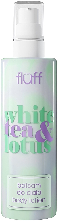 Balsam do ciała z białą herbatą i lotosem - Fluff White Tea & Lotus Body Lotion — Zdjęcie N1