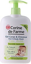 Delikatny żel dla dzieci i niemowląt do mycia włosów i ciała do skóry wrażliwej - Corine De Farme Hair & Body Wash — Zdjęcie N3