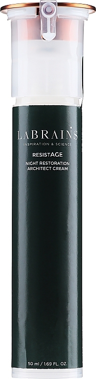 PRZECENA! Regenerujący krem ​​do twarzy - Labrains Resistage Night Restoration Architect Cream (zapas) * — Zdjęcie N2