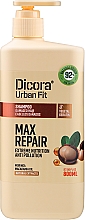 Szampon do włosów zniszczonych - Dicora Urban Fit Shampoo Max Repair — Zdjęcie N3