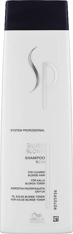 Szampon do chłodnych odcieni blondu - Wella SP Silver Blond Shampoo — Zdjęcie N1