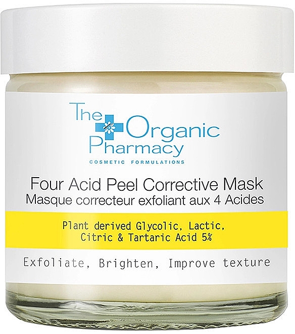 Maska korygująca z peelingiem kwasowym - The Organic Pharmacy Four Acid Peel Corrective Mask — Zdjęcie N1