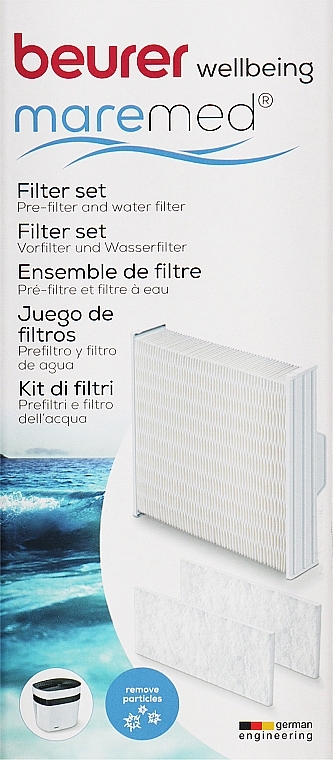 Zestaw filtrów wstępnych i do wody do klimatyzacji MK 500 - Beurer Maremed Filter Cartridge — Zdjęcie N1