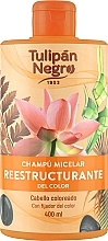Micelarny szampon odbudowujący do włosów - Tulipan Negro Sampoo Micelar — Zdjęcie N1