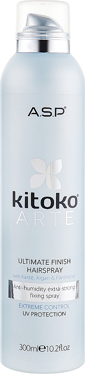 Silnie utrwalający lakier do włosów - Affinage Salon Professional Kitoko Arte Ultimate Finish Hairspray — Zdjęcie N1