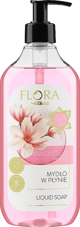 Mydło w płynie Magnolia - Vis Plantis Flora Liquid Soap — Zdjęcie N1