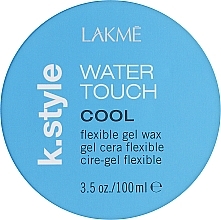 Elastyczny żel-wosk do włosów - Lakmé K.Style Water-Touch Flexible Gel Wax — Zdjęcie N1