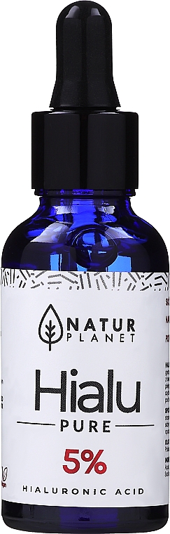 Serum z kwasem hialuronowym 5% - Natur Planet Hialu-Pure Forte 5% Hyaluronic Acid — Zdjęcie N3