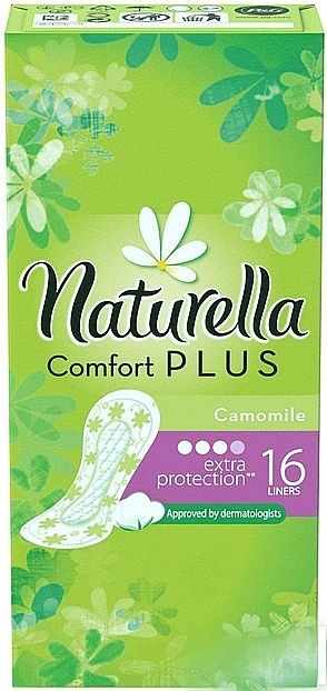 Codzienne podpaski higieniczne, 16 szt. - Naturella Camomile Comfort Plus — Zdjęcie N1