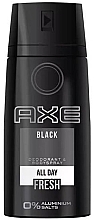 Dezodorant w aerozolu - Axe Black Bodyspray Deodorant All Day Fresh — Zdjęcie N1