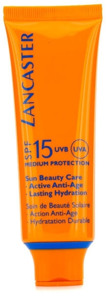Przeciwstarzeniowy krem przeciwsłoneczny SPF 15 - Lancaster Sun Beauty Active Anti-Age Lasting Hydratation — Zdjęcie N1