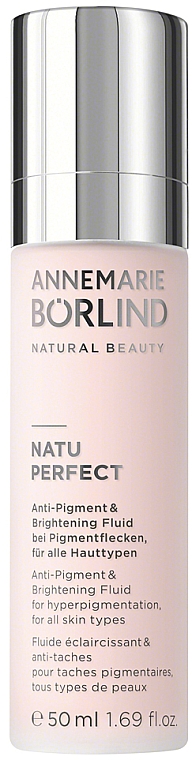 Rozświetlający fluid do twarzy przeciw przebarwieniom skóry - Annemarie Borlind NatuPerfect Anti-Pigment & Brightening Fluid — Zdjęcie N1