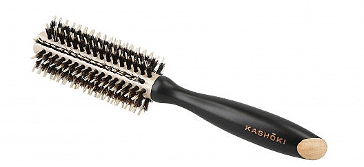 Okrągła szczotka do stylizacji włosów, 18 mm - Kashoki Hair Brush Natural Beauty — Zdjęcie N1