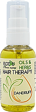 Przeciwłupieżowy olejek do włosów - Eco U Hair Therapy Oils & Herbs Dandruff — Zdjęcie N1