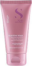 PREZENT! Odżywcza maska do włosów - Alfaparf Semi Di Lino Moisture Nutritive Mask — Zdjęcie N1