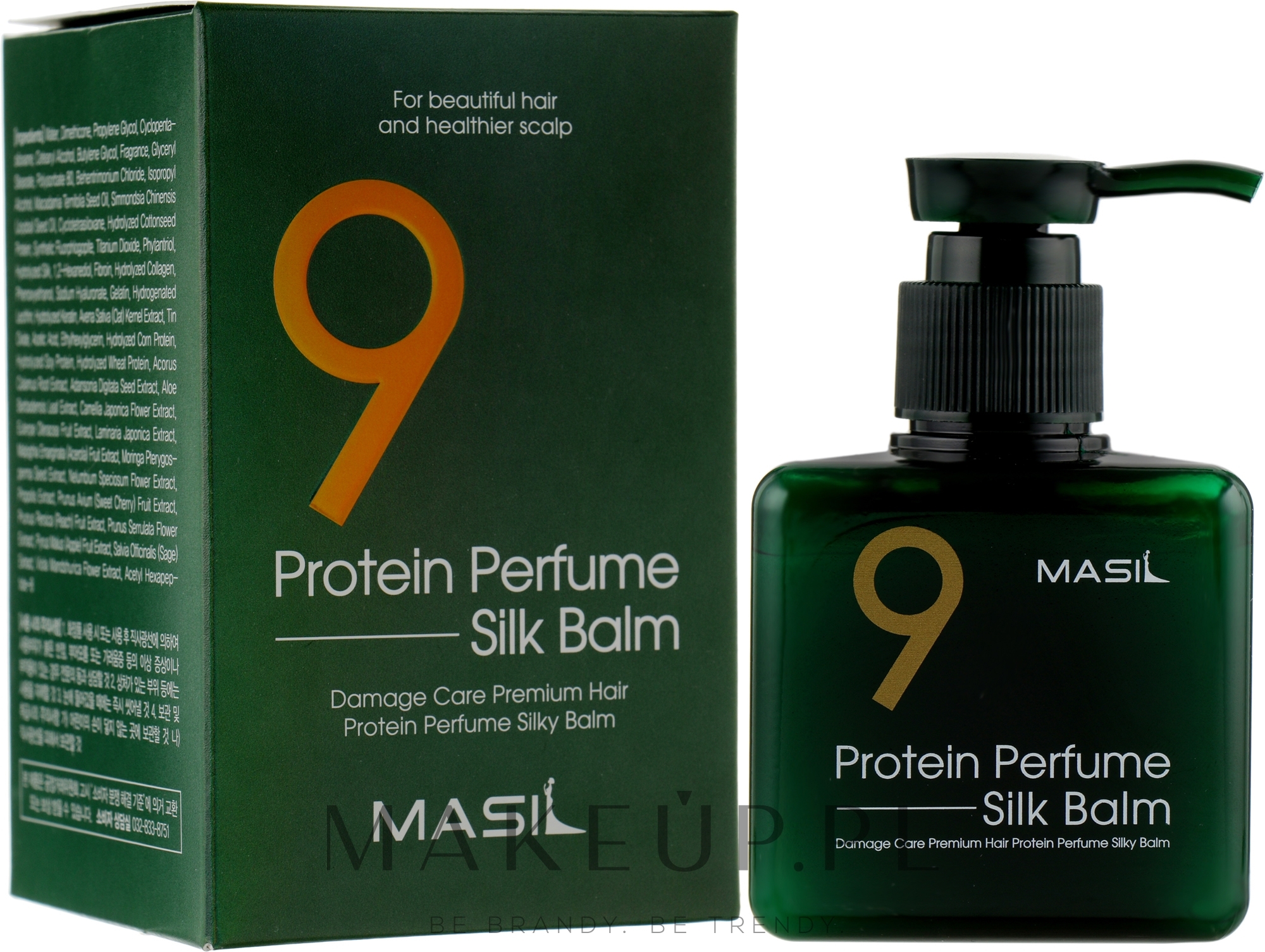 Balsam bez spłukiwania z proteinami do włosów zniszczonych - Masil 9 Protein Perfume Silk Balm — Zdjęcie 180 ml
