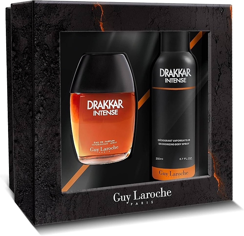 Guy Laroche Drakkar Noir Intense - Zestaw (edt 100 ml + deo 200 ml) — Zdjęcie N1