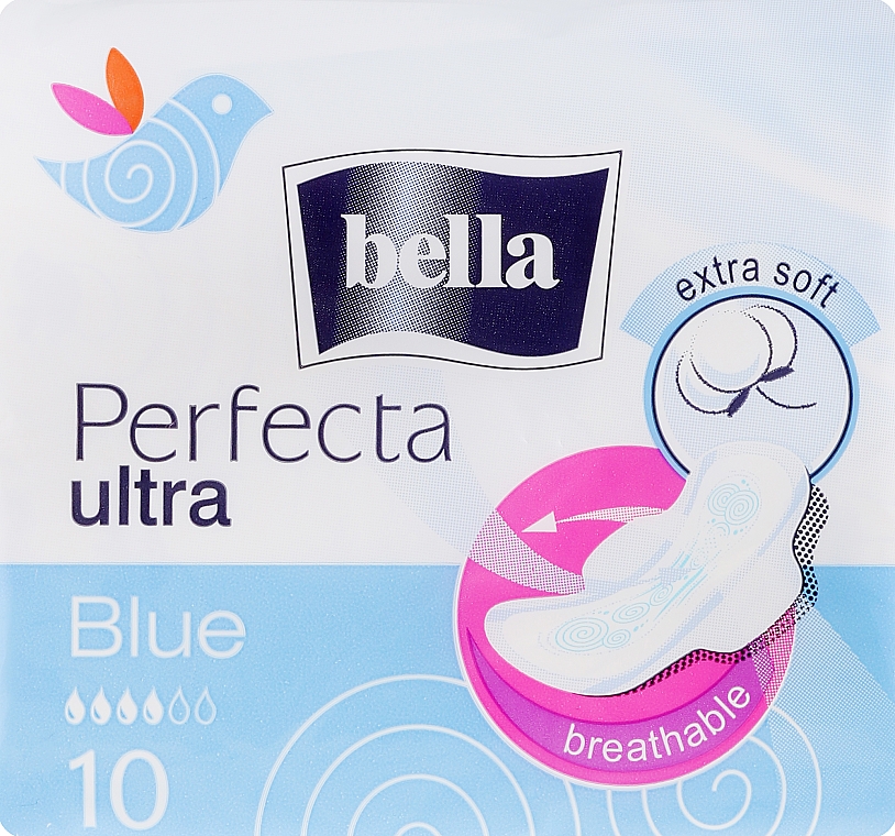 Podpaski, 10 szt. - Bella Perfecta Blue Soft Ultra — Zdjęcie N1