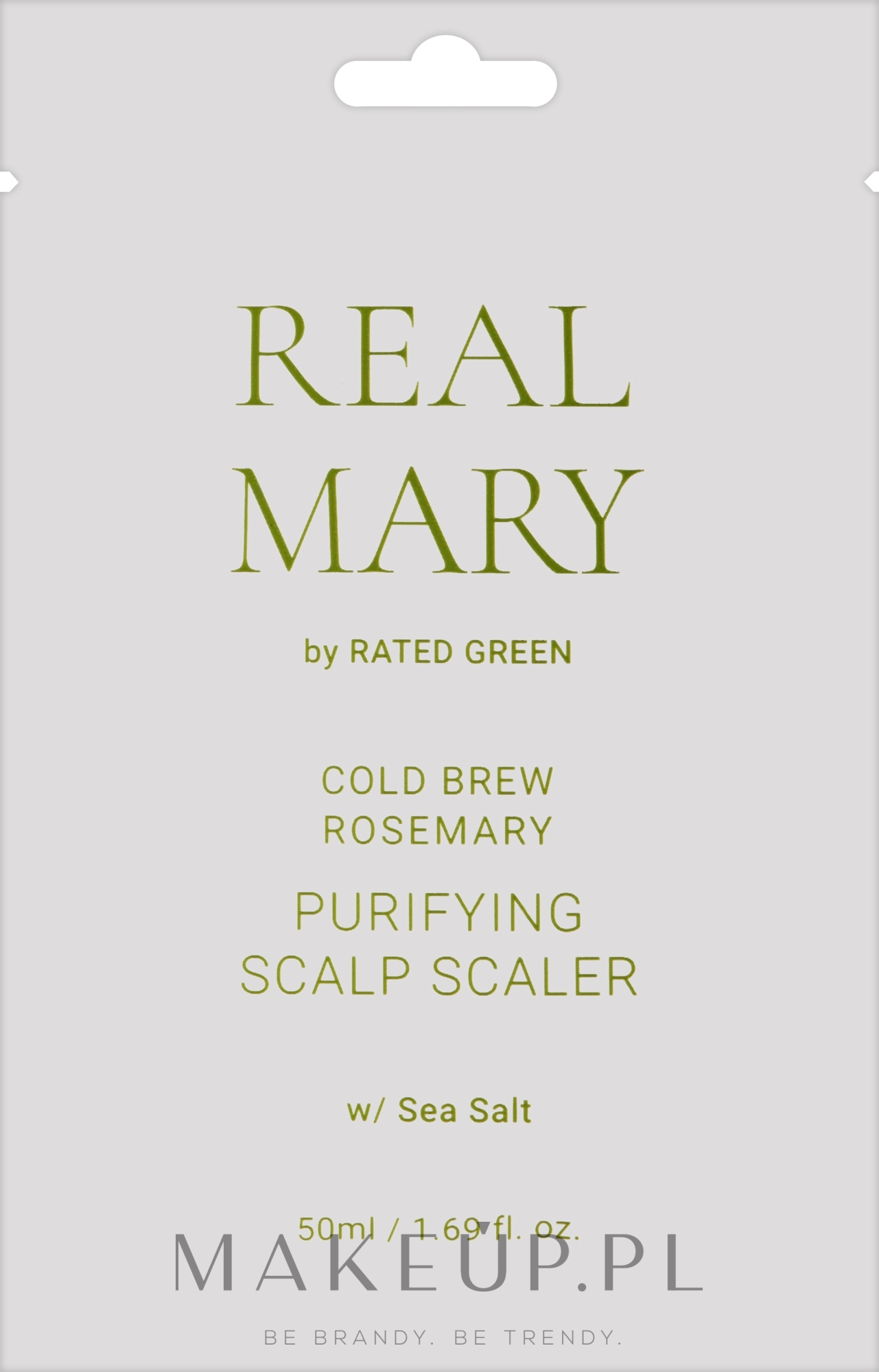 Oczyszczająca maska do skóry głowy - Rated Green Real Mary Cold Brewed Rosemary Purifyng Scalp Scaler — Zdjęcie 50 g
