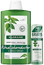 Kup Zestaw - Klorane Set (shampoo/400ml + shampoo /50ml)