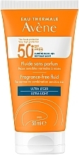 Kup Bezzapachowy fluid do twarzy z filtrem przeciwsłonecznym - Avene Eau Thermale Fragrance-Free Fluid SPF 50+