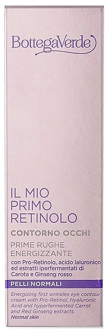 Krem pod oczy z retinolem - Bottega Verde Il Mio Primo Retinolo First Wrinkles Eye Contour Cream — Zdjęcie N2