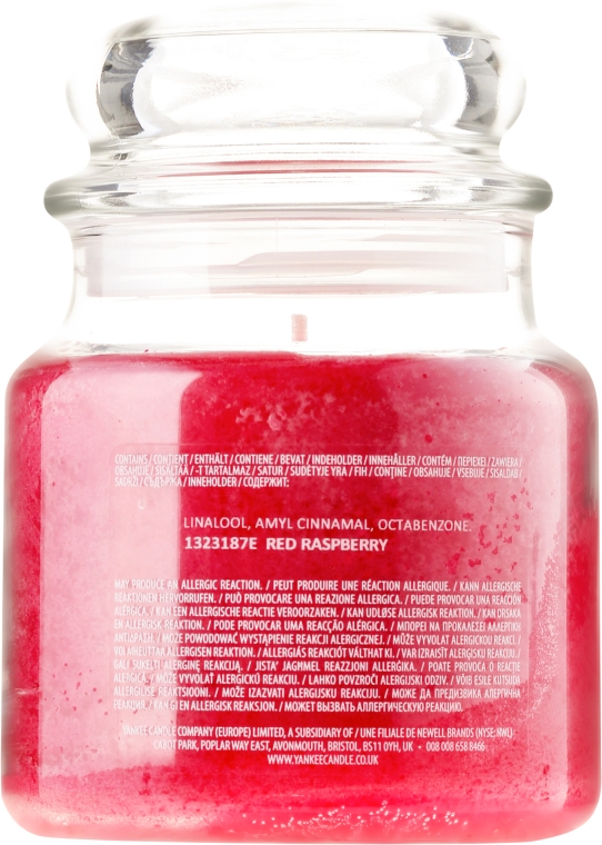 Świeca zapachowa w słoiku - Yankee Candle Red Raspberry — Zdjęcie N2
