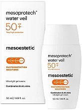 Nawilżający krem ​​​​przeciwsłoneczny do twarzy SPF 50+ - Mesoestetic Mesoprotech Hydra Cream SPF 50+ — Zdjęcie N2