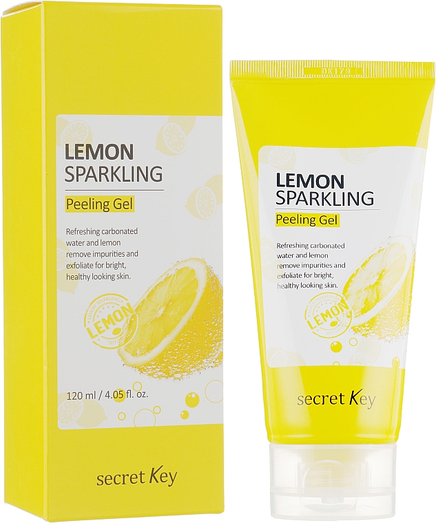 Cytrynowy peeling do twarzy - Secret Key Lemon Sparkling Peeling Gel