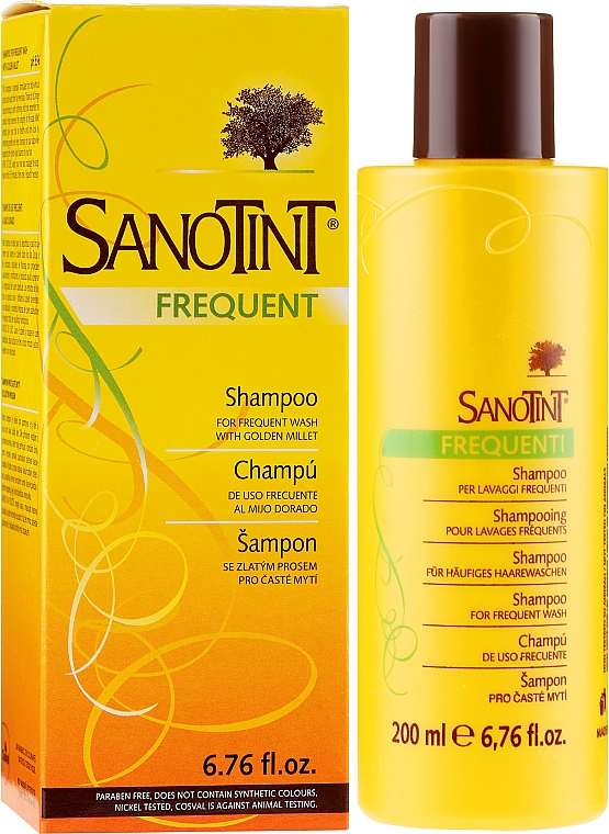 Szampon do częstego mycia włosów - SanoTint Frequenti Shampoo — Zdjęcie N1
