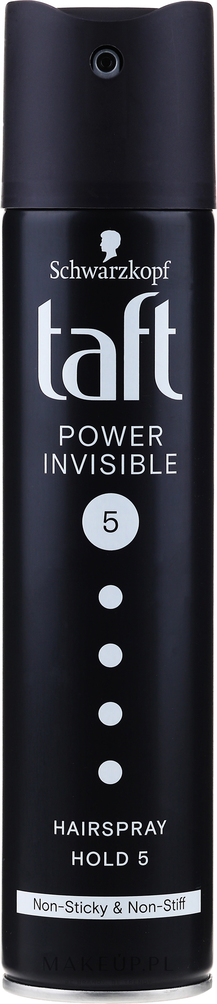 Lakier do włosów Megamocne niewidzialne utrwalenie - Taft Invisible Power — Zdjęcie 250 ml