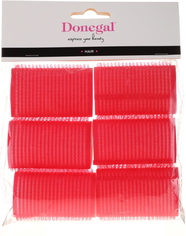 Wałki do włosów piankowe 36 mm 6 szt. - Donegal Hair Curlers — Zdjęcie N1