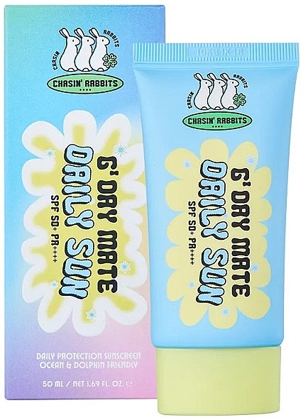 Krem przeciwsłoneczny - Chasin' Rabbits G'Day Mate Daily Sun Cream SPF50+PA++++ — Zdjęcie N1