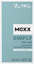 Mexx Simply For Him Eau - Woda toaletowa dla mężczyzn — Zdjęcie N5