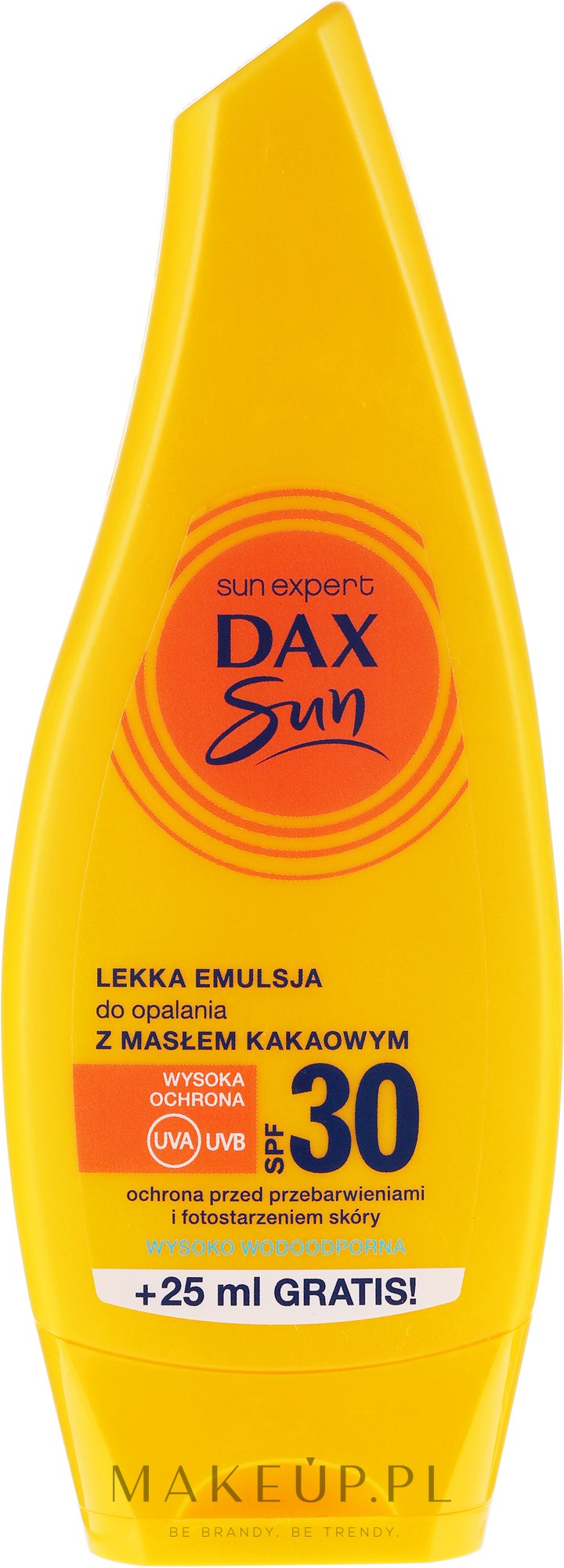 Lekka emulsja do opalania z masłem kakaowym - Dax Sun Body Emulsion SPF 30  — Zdjęcie 175 ml