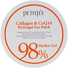 Hydrożelowe płatki pod oczy z kolagenem i koenzymem - Petitfée & Koelf Collagen & Co Q10 Hydrogel Eye Patch — Zdjęcie N2