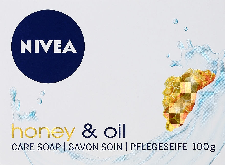 Kremowe mydło w kostce Miód i oliwka - NIVEA Honey & Oil Soap — Zdjęcie N1
