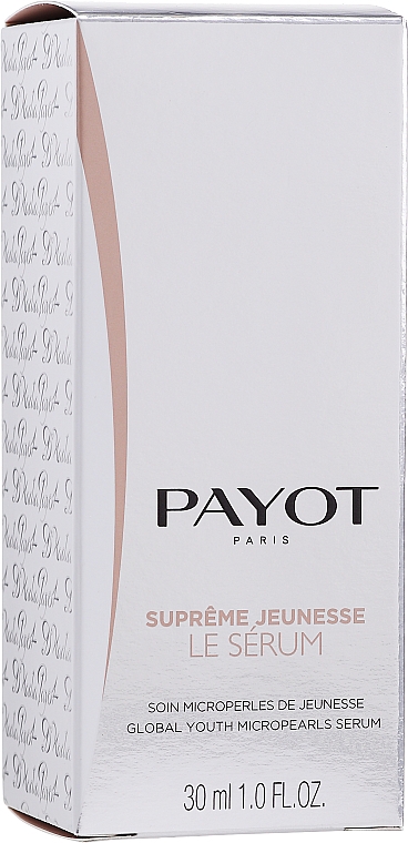 Przeciwstarzeniowe serum do twarzy - Payot Supreme Jeunesse Serum — Zdjęcie N1