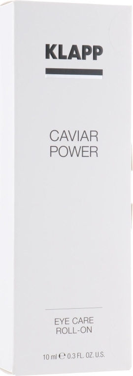 Kawiorowy żel do powiek - Klapp Caviar Power Eye Care Roll-On — Zdjęcie N1