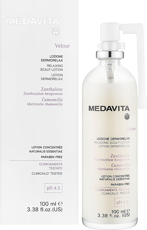 Balsam do skóry głowy - Medavita Velour Relaxing Scalp Lotion — Zdjęcie N2