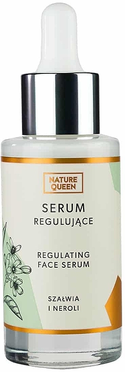 Regulujące serum do twarzy - Nature Queen Regulating Face Serum — Zdjęcie N1