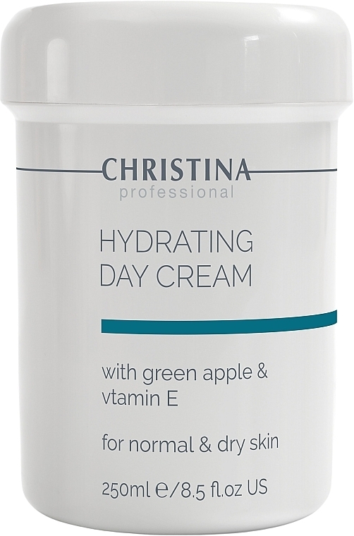 Nawilżający krem na dzień Zielone jabłko i witamina E - Christina Hydrating Day Cream Green Apple