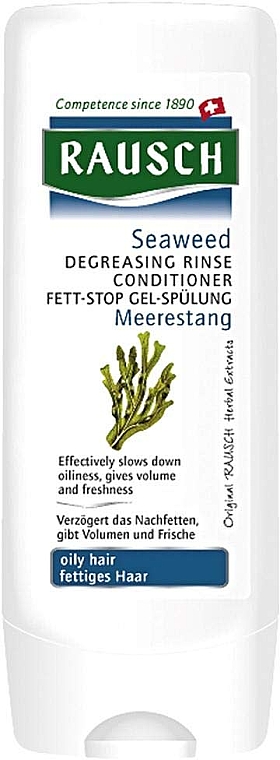 Odżywka do włosów przetłuszczających się z ekstraktem z wodorostów - Rausch Seaweed Degreasing Conditioner — Zdjęcie N1