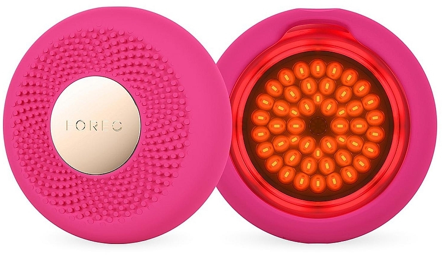 Urządzenie soniczne przyspieszające działanie maseczki - Foreo UFO 3 LED Thermo Activated Smart Mask Device Pearl Pink — Zdjęcie N1