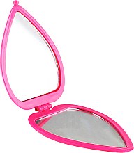 Lusterko kosmetyczne w kształcie serca 85550, różowe - Top Choice Colours Mirror — Zdjęcie N2