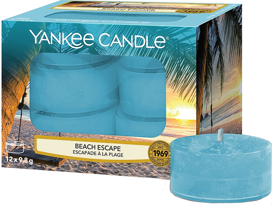 Podgrzewacze zapachowe - Yankee Candle Scented Tea Light Candles Beach Escape — Zdjęcie N1
